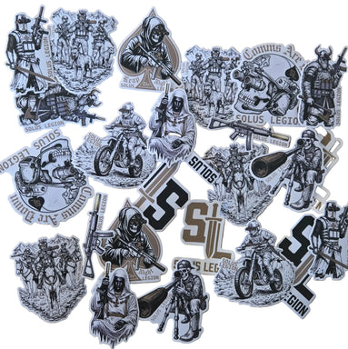 10 Random 3" Sticker Pack Stickers in - Solus Legion