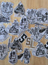10 Random 3" Sticker Pack