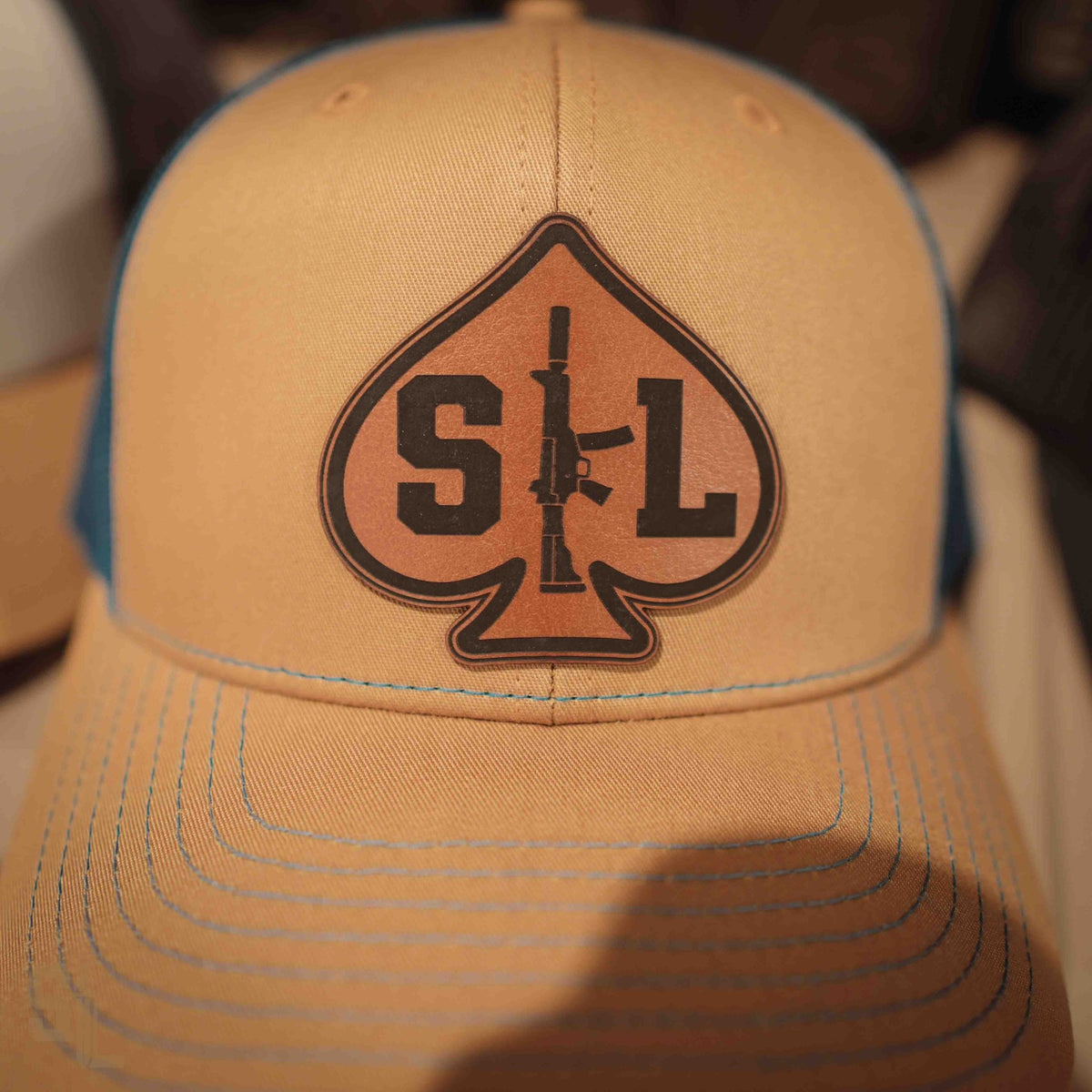 Ace of Spades Solus Legion Hat Hat in Army Olive/Tan - 5 Panel - Solus Legion