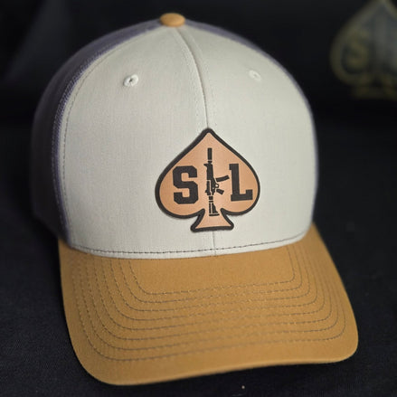 Ace of Spades Solus Legion Hat Hat in Tan/Gray - Solus Legion