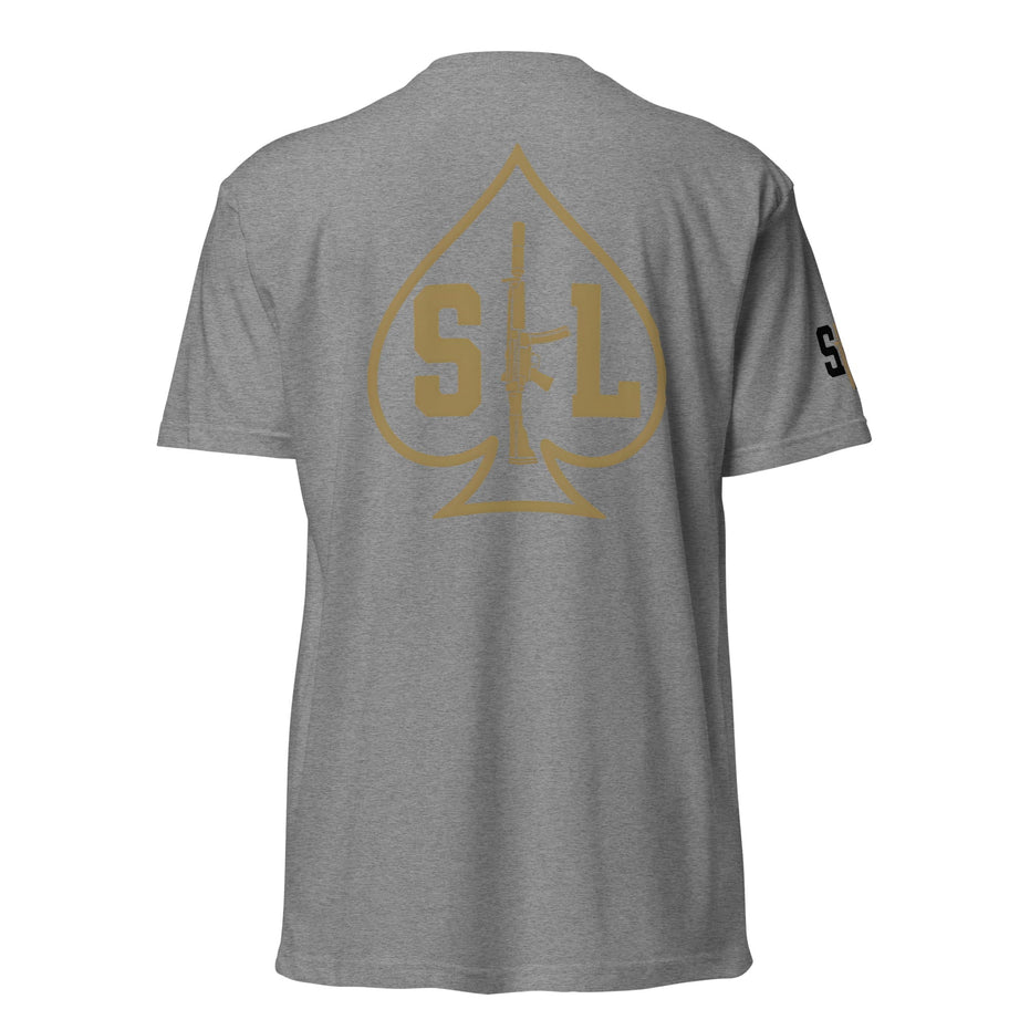 Ace of Spades T-Shirt tshirts in Gray - Solus Legion