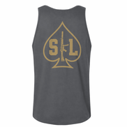 Ace of Spades Tank Top Tank Top in Gray - Solus Legion