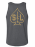 Ace of Spades Tank Top Tank Top in Gray - Solus Legion