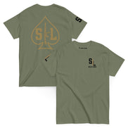 Ace of Spades tshirts in OD Green - Solus Legion