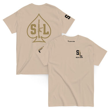 Ace of Spades tshirts in Flat Dark Earth - Solus Legion