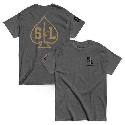 Ace of Spades tshirts in Gray - Solus Legion