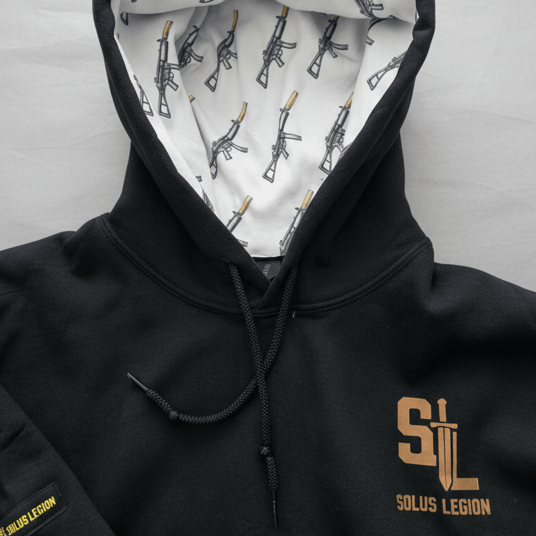 B&G Edition SMG pullover hoody hoodies in black - Solus Legion