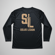 B&G Edition Solus Legion UV/Performance Long Sleeve long sleeves in Black - Solus Legion