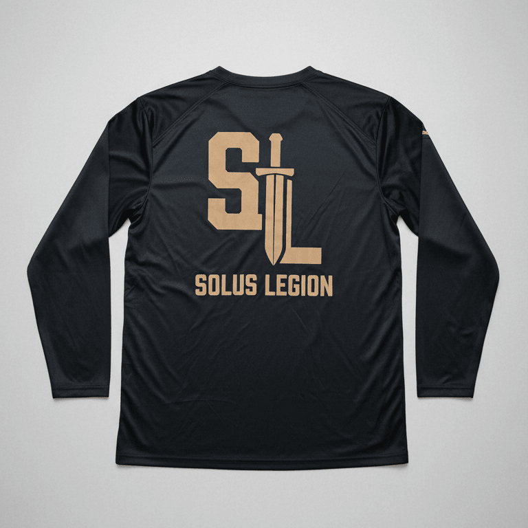 B&G Edition Solus Legion UV/Performance Long Sleeve long sleeves in Black - Solus Legion