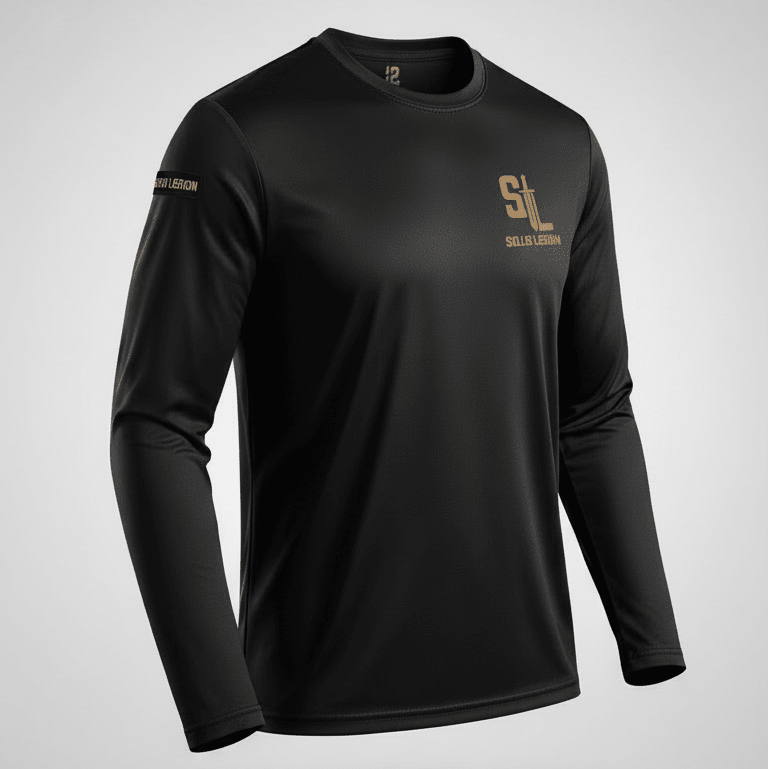 B&G Edition Solus Legion UV/Performance Long Sleeve long sleeves in Black - Solus Legion