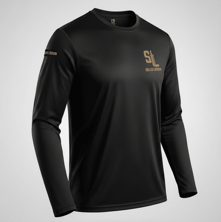 B&G Edition Solus Legion UV/Performance Long Sleeve long sleeves in Black - Solus Legion