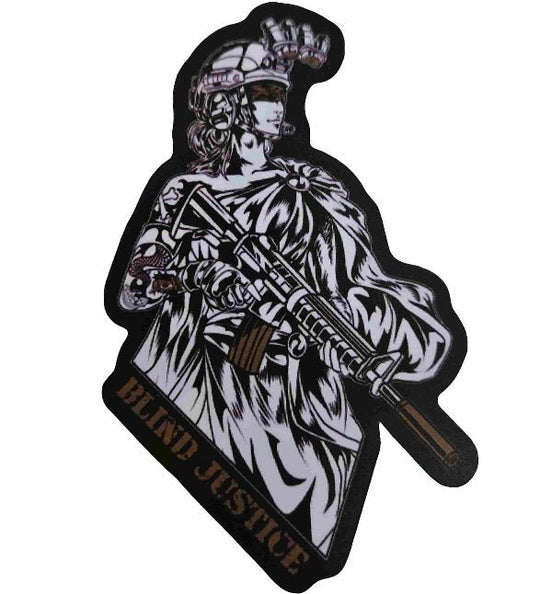 Blind Justice Sticker Stickers in - Solus Legion