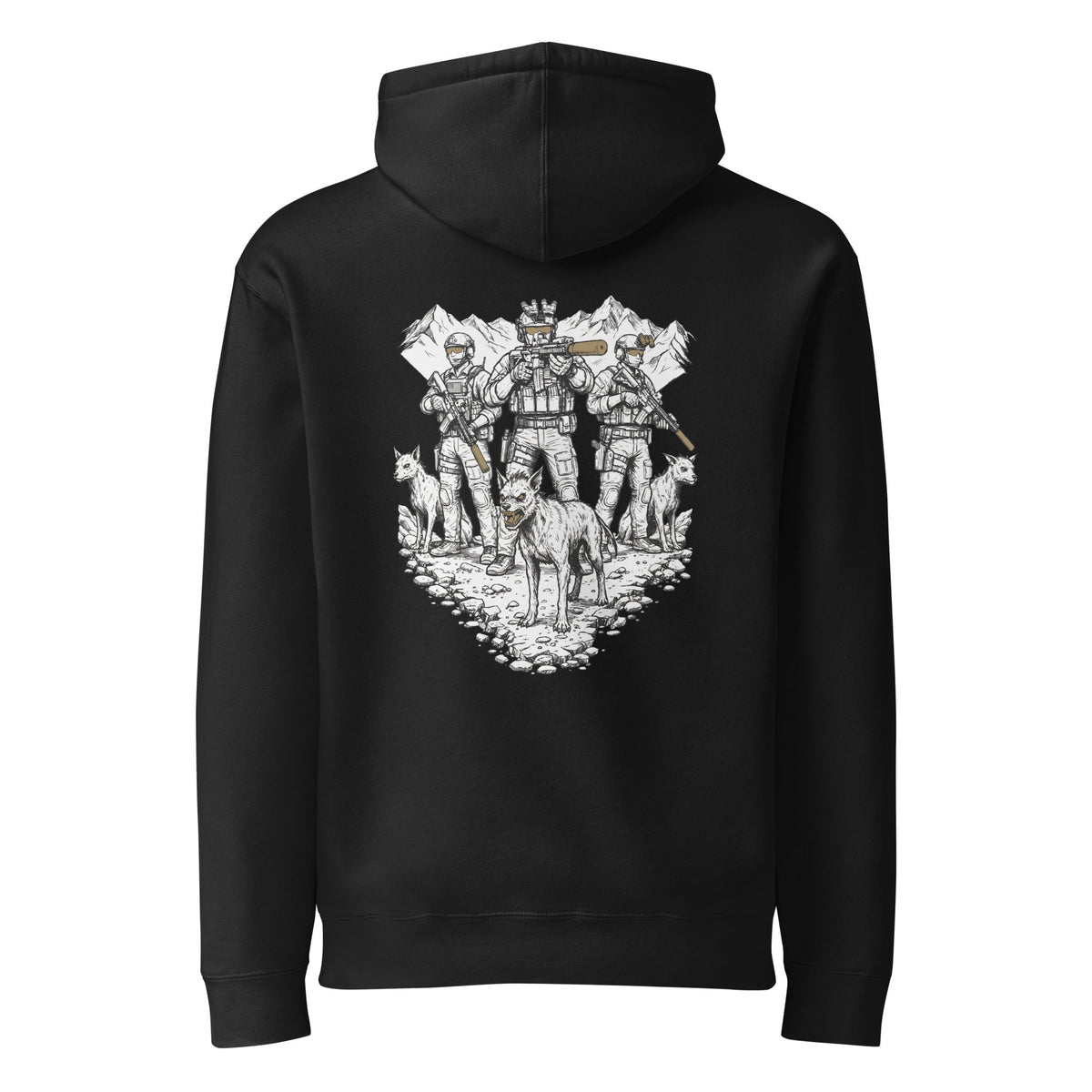 Chupacabra Security Hoodie hoodie in Black - Solus Legion