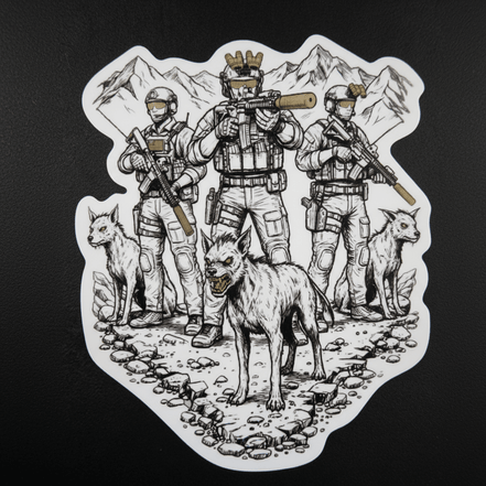 Chupacabra Security Stickers in - Solus Legion