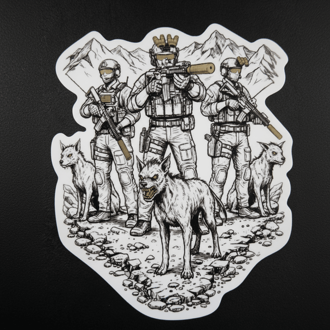 Chupacabra Security Stickers in - Solus Legion