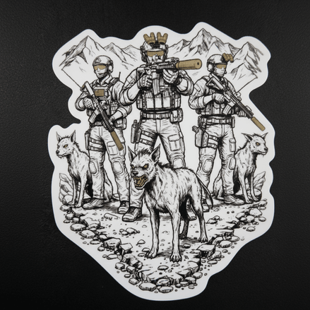 Chupacabra Security Stickers in - Solus Legion