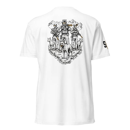 Chupacabra Security T-Shirt tshirts in White - Solus Legion