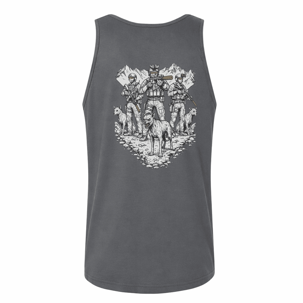 Chupacabra Security Tank Top Tank Top in Gray - Solus Legion