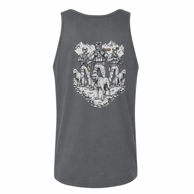 Chupacabra Security Tank Top Tank Top in Gray - Solus Legion