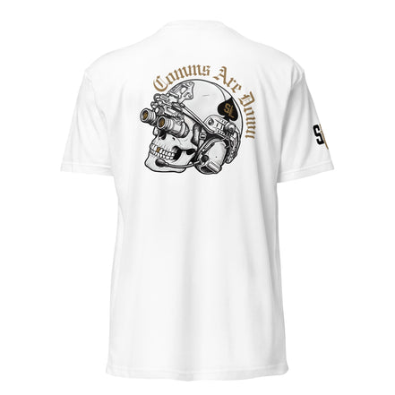 Comms Are Down T-Shirt tshirts in White - Solus Legion