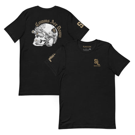 Comms Are Down T-Shirt tshirts in Black - Solus Legion