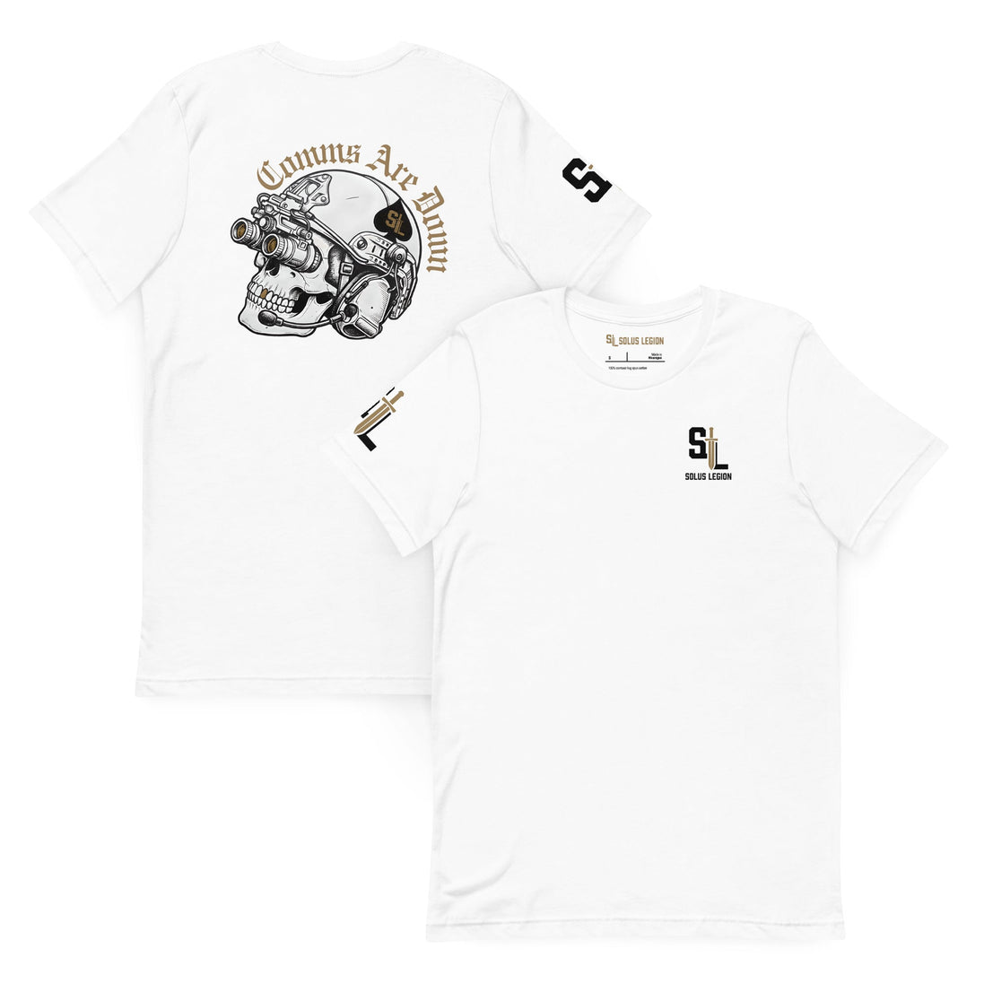 Comms Are Down T-Shirt tshirts in Black - Solus Legion