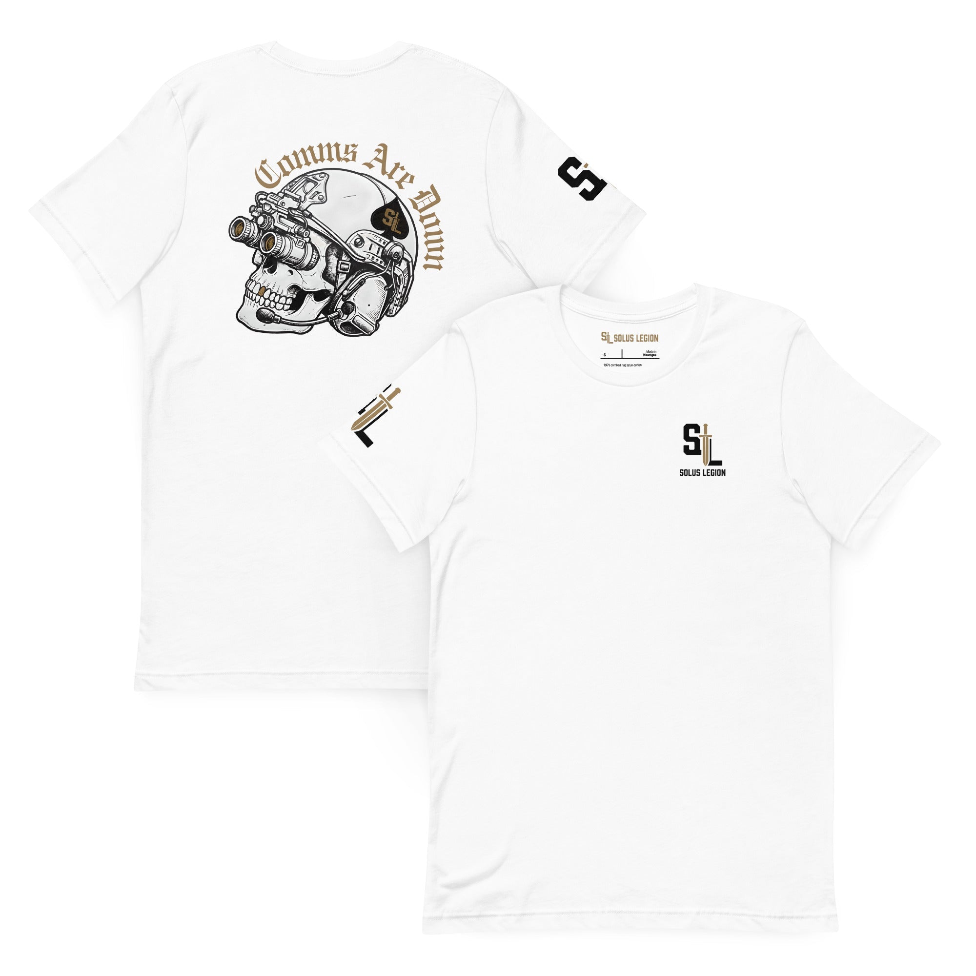 Comms Are Down T-Shirt tshirts in Black - Solus Legion
