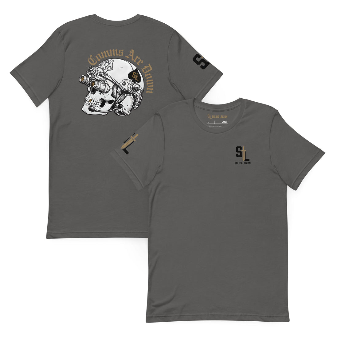 Comms Are Down T-Shirt tshirts in Black - Solus Legion