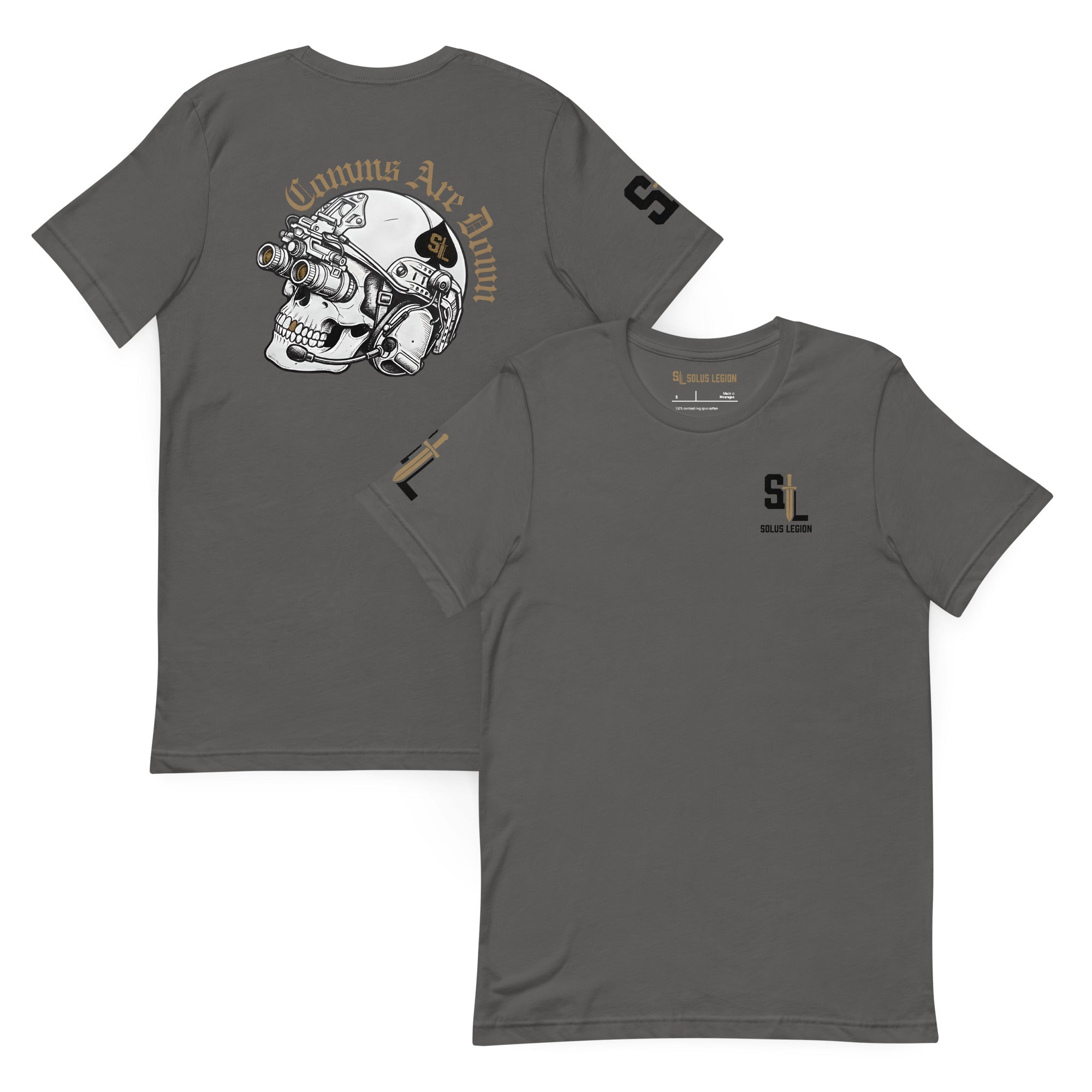 Comms Are Down T-Shirt tshirts in Black - Solus Legion