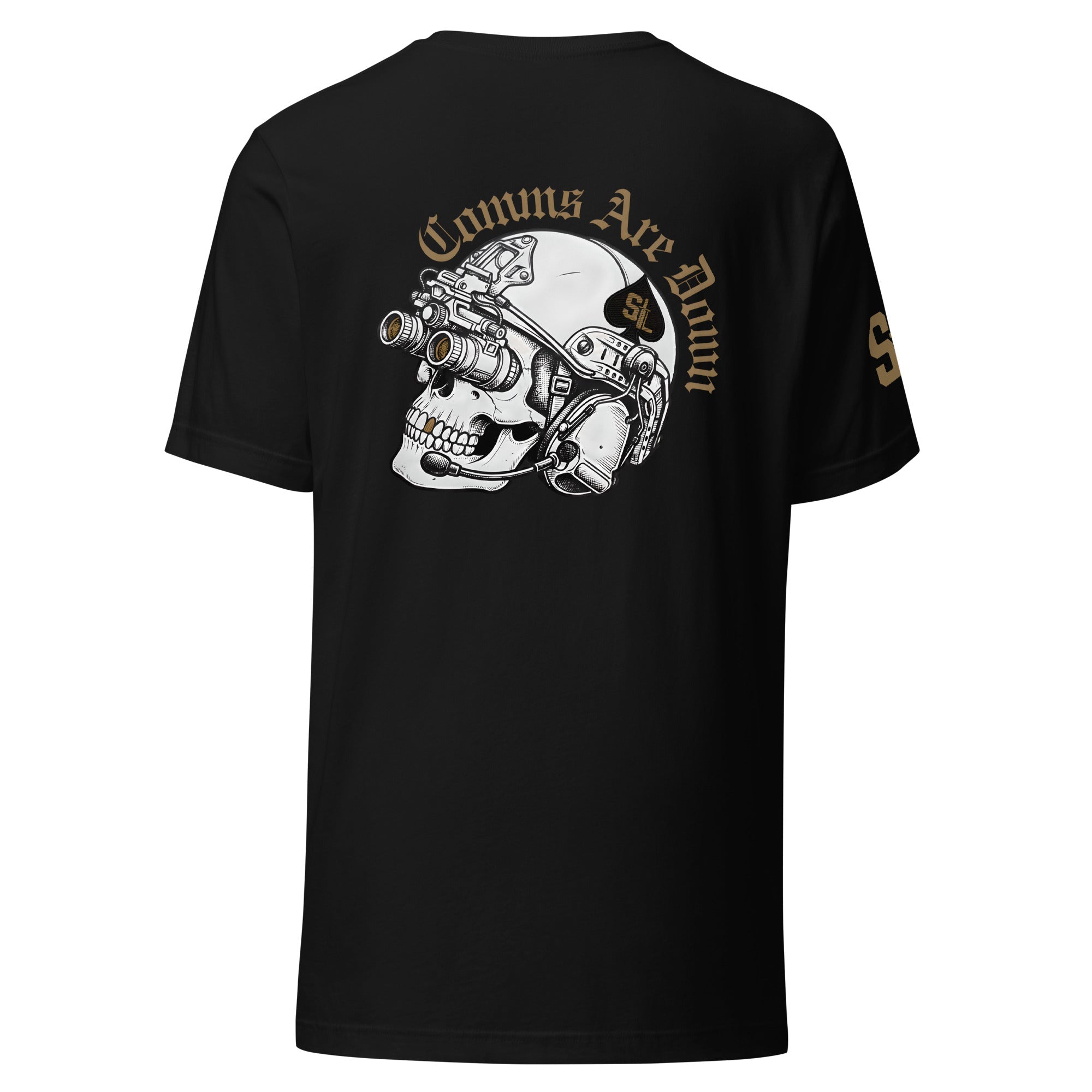 Comms Are Down tshirts in Gray - Solus Legion
