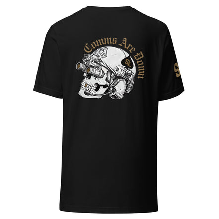 Comms Are Down tshirts in Gray - Solus Legion