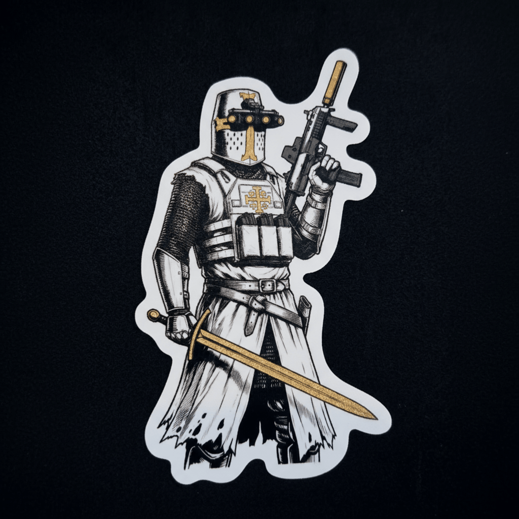 Crusader Stickers in - Solus Legion