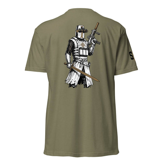 Crusader T-Shirt tshirts in OD Green - Solus Legion