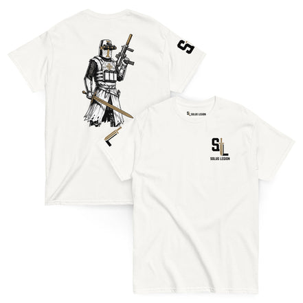Crusader T-Shirt tshirts in White - Solus Legion