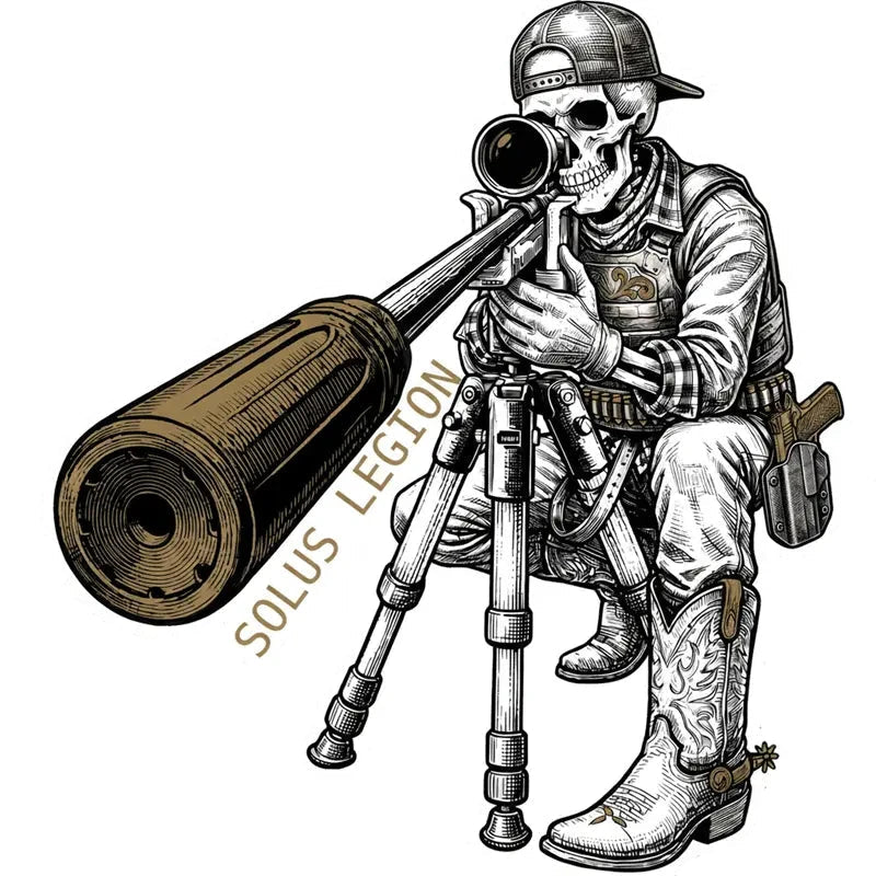 High Country Ghost Sticker Stickers in - Solus Legion