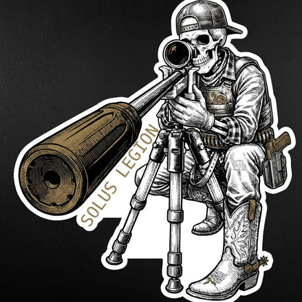 High Country Ghost Sticker Stickers in - Solus Legion