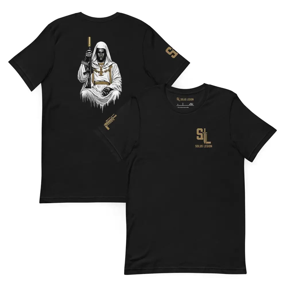 King Baldwin IV T-Shirt tshirts in Black - Solus Legion