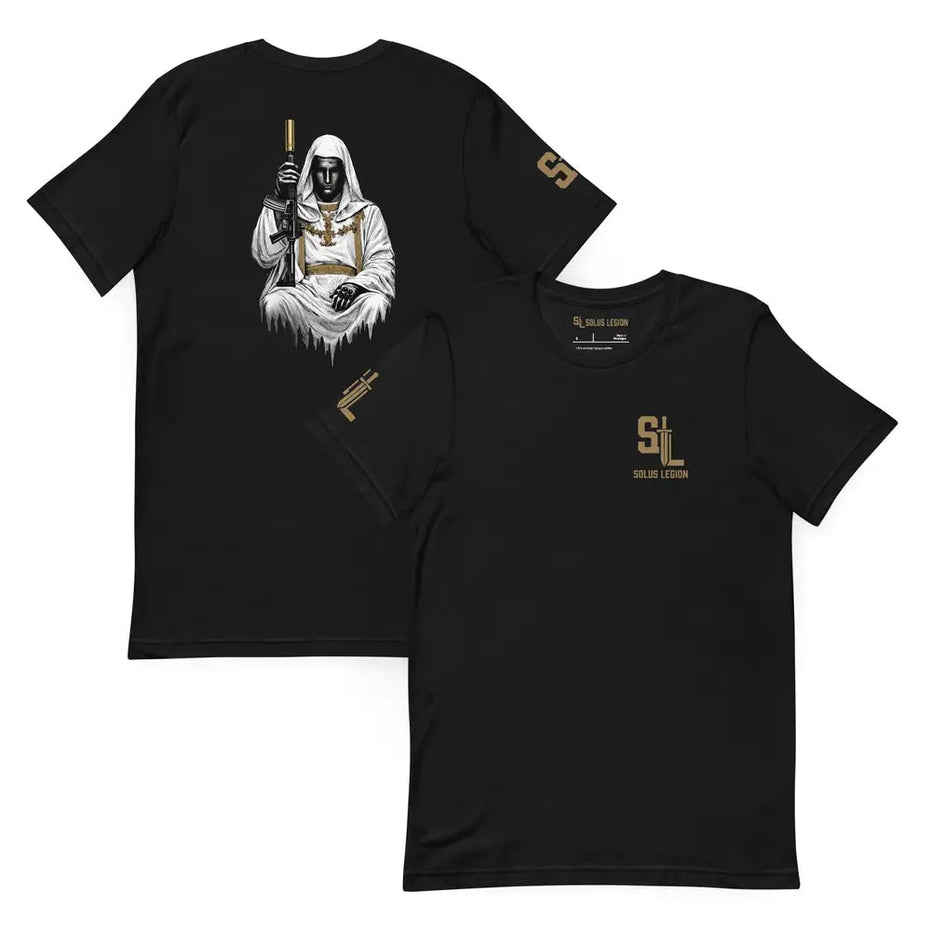 King Baldwin IV T-Shirt tshirts in Black - Solus Legion