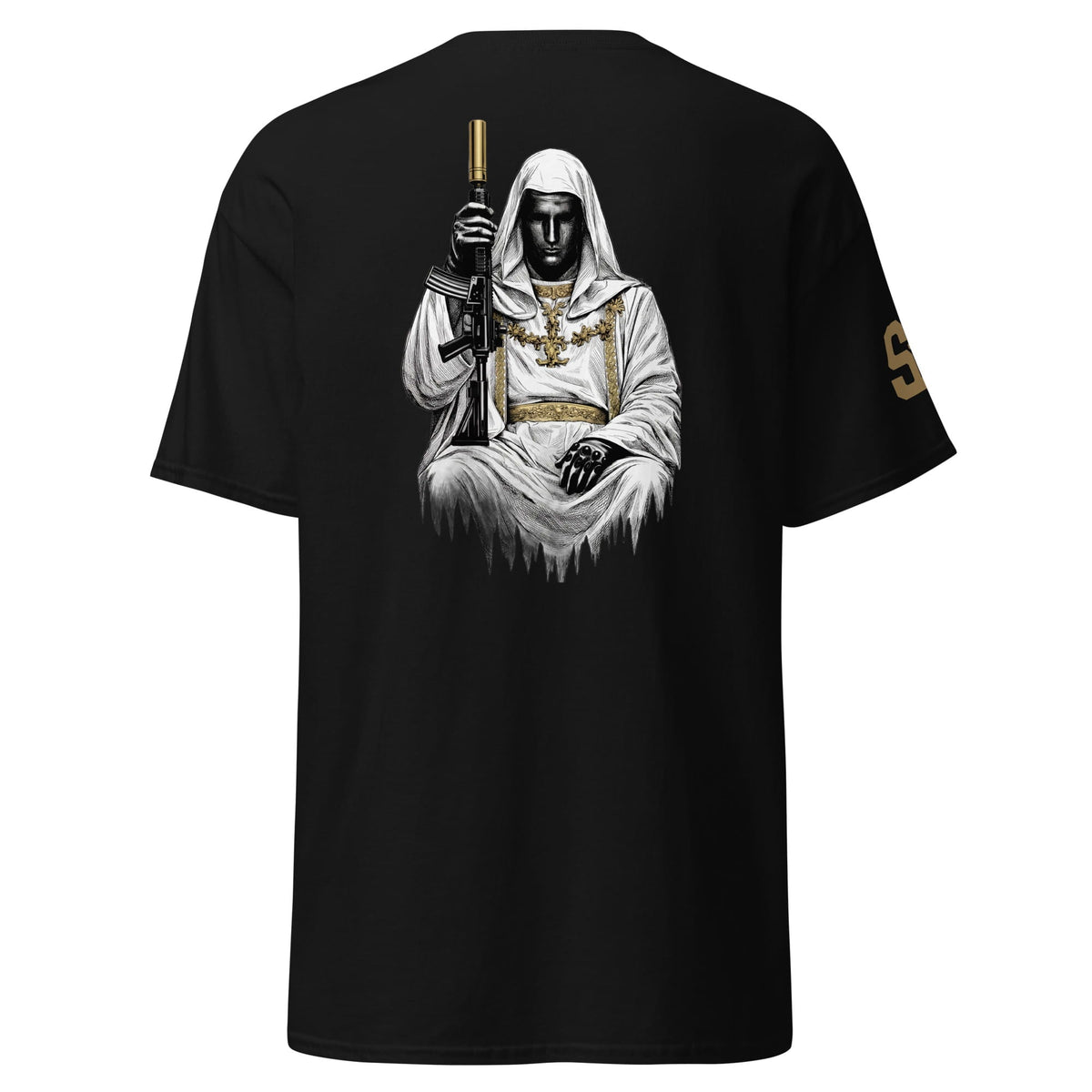 King Baldwin IV T-Shirt tshirts in Black - Solus Legion
