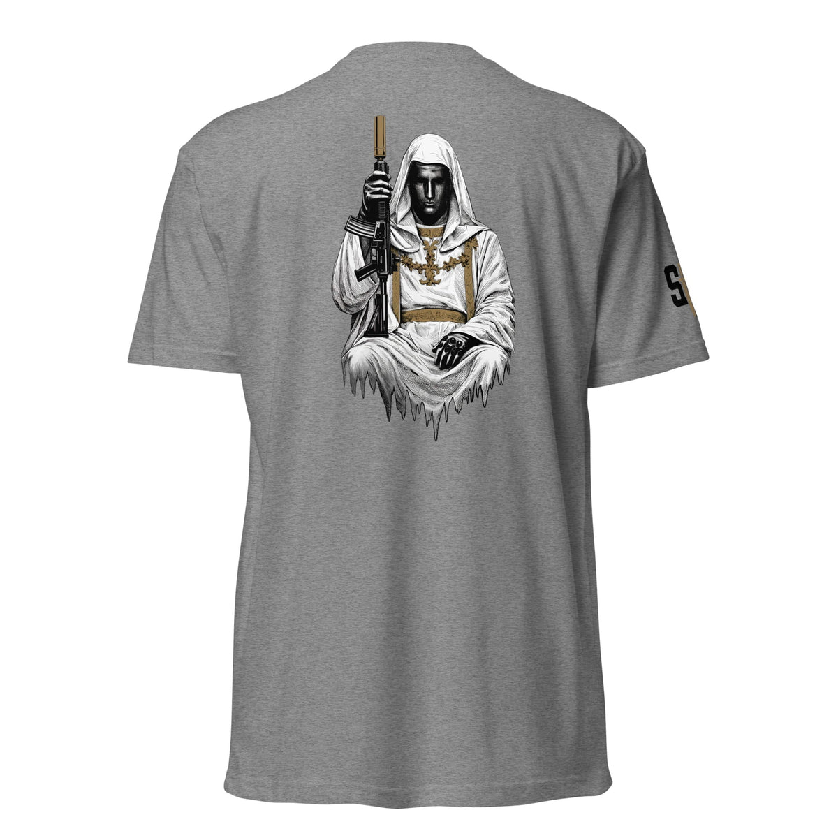 King Baldwin IV T-Shirt tshirts in Gray - Solus Legion
