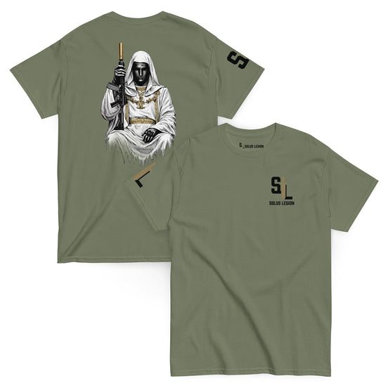 King Baldwin IV tshirts in OD Green - Solus Legion