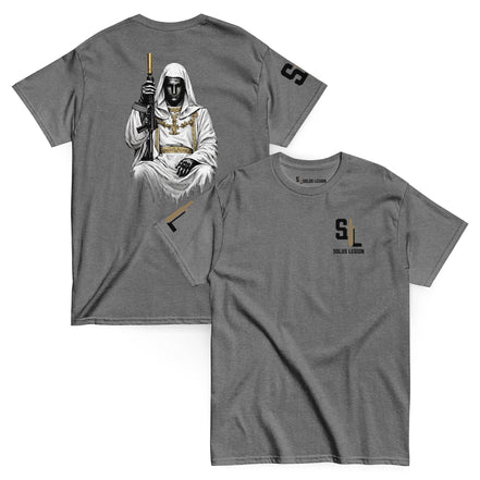 King Baldwin IV tshirts in Gray - Solus Legion
