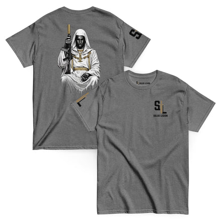 King Baldwin IV tshirts in Gray - Solus Legion
