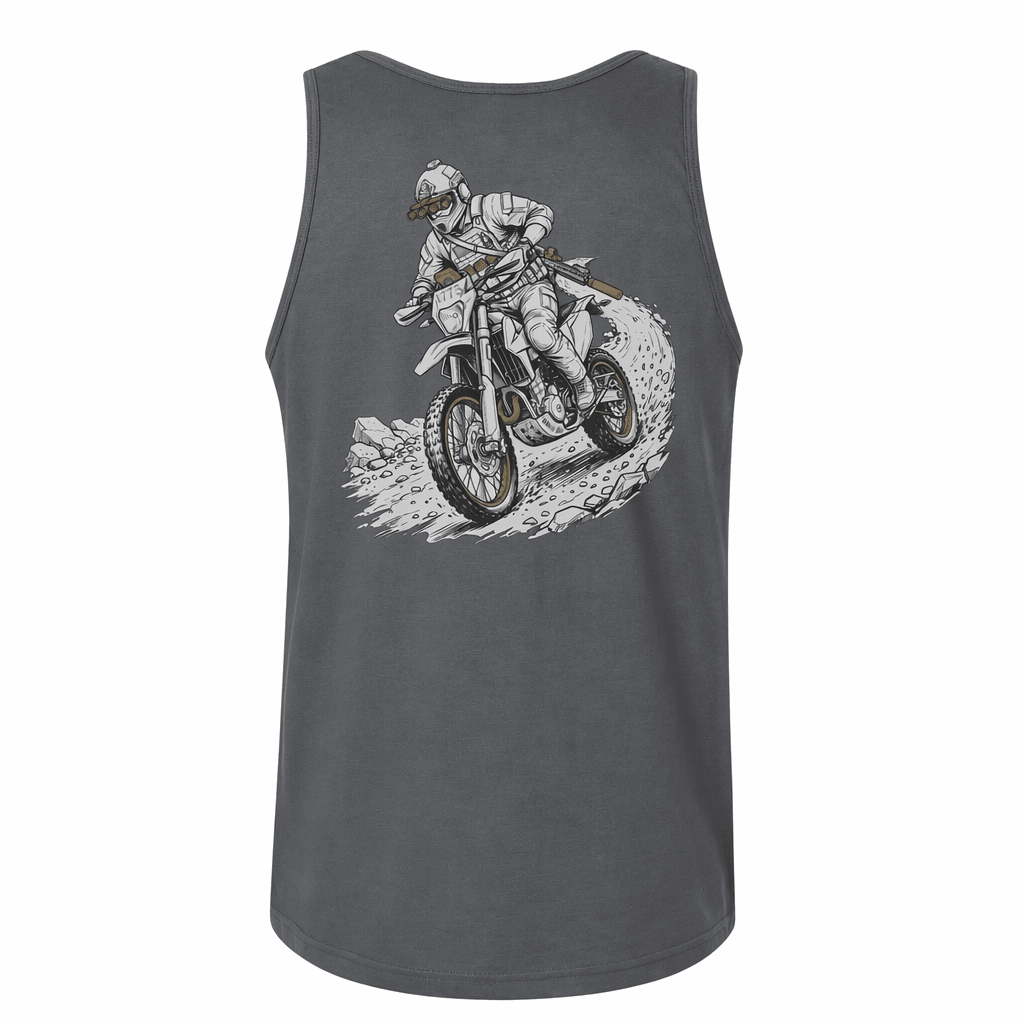 Midnight Rip Tank Top Tank Top in Gray - Solus Legion