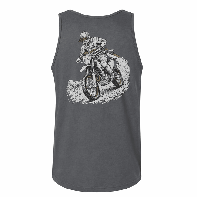 Midnight Rip Tank Top Tank Top in Gray - Solus Legion