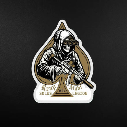 Night Reaper Sticker Stickers in - Solus Legion