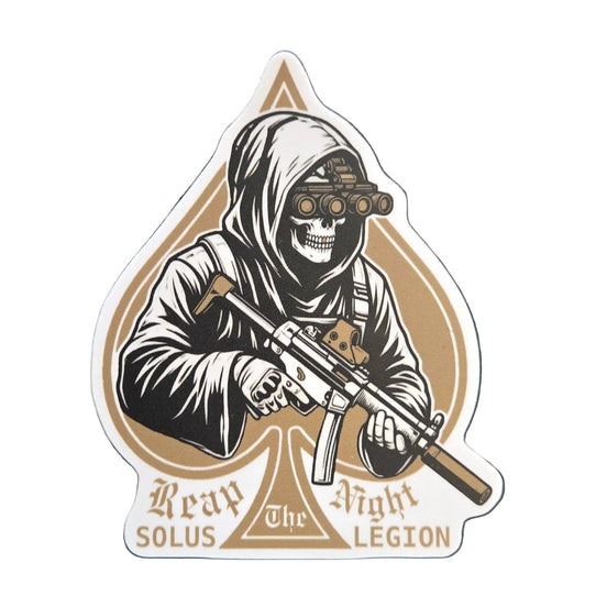 Night Reaper Sticker Stickers in - Solus Legion