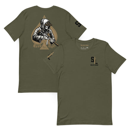 Night Reaper T-Shirt tshirts in OD Green - Solus Legion
