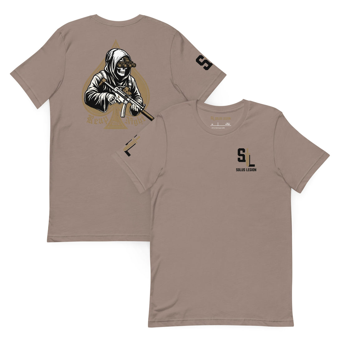 Night Reaper T-Shirt tshirts in Flat Dark Earth - Solus Legion