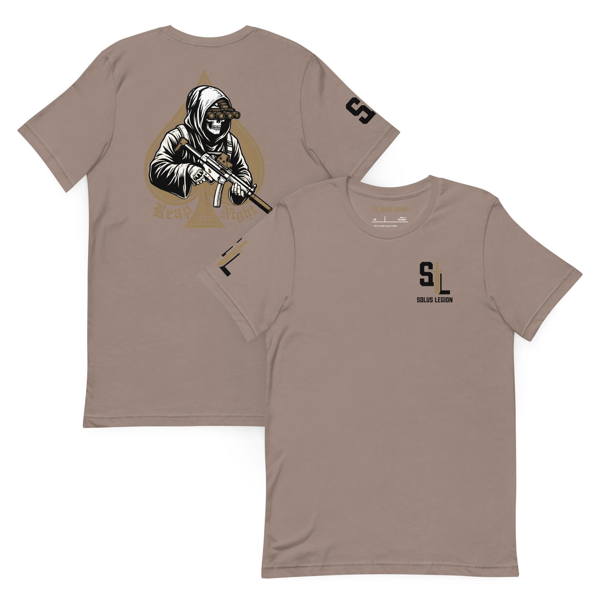 Night Reaper T-Shirt tshirts in Flat Dark Earth - Solus Legion
